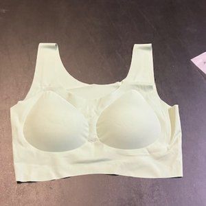 Prettywell Women's Light Green Wireless Sleep Bra XL NWT